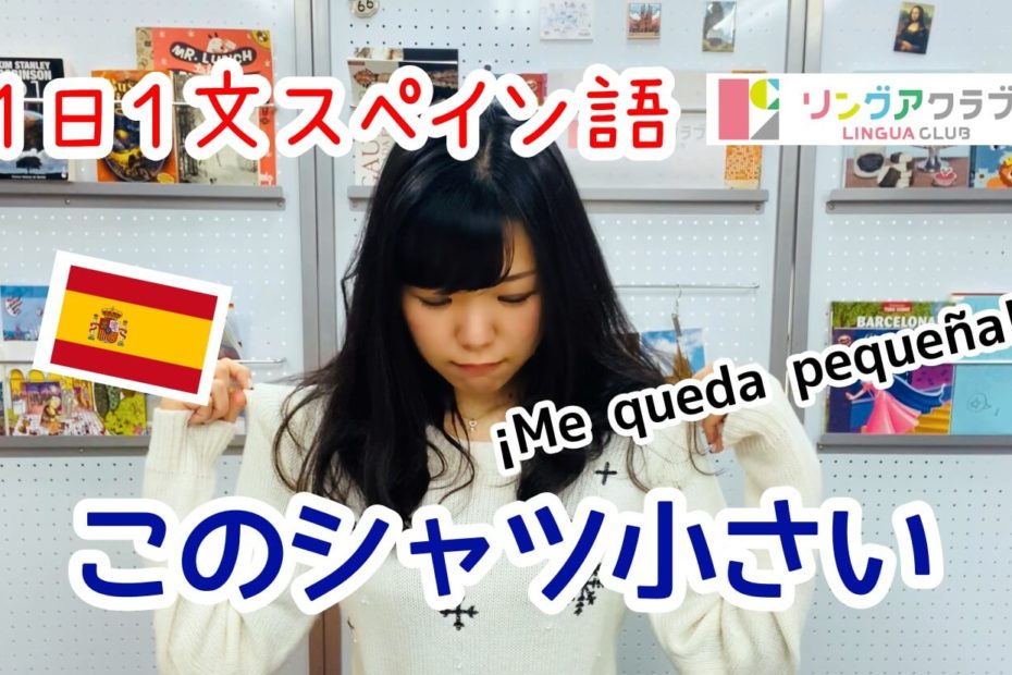 １日１文スペイン語(#51) - このTシャツは小さいです